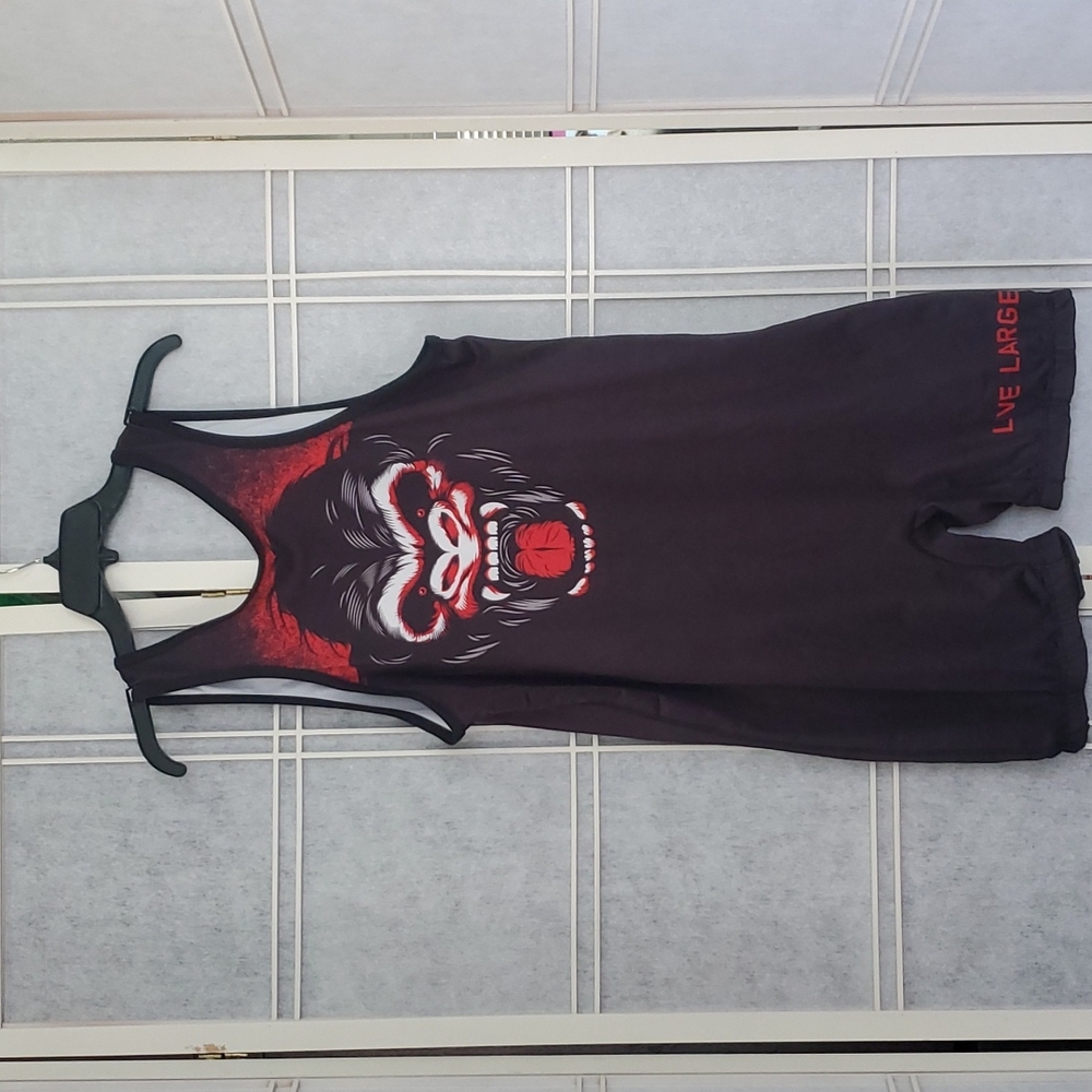 Live Large Singlet Gorilla